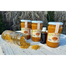 Bio virágpor és propolisz akácmézben 400 gramm